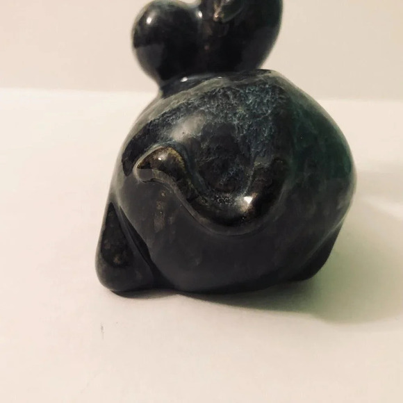 Vintage Cow Figurine  5 Inch Long Ceramic Figure Chip on Ear - Picture 7 of 15